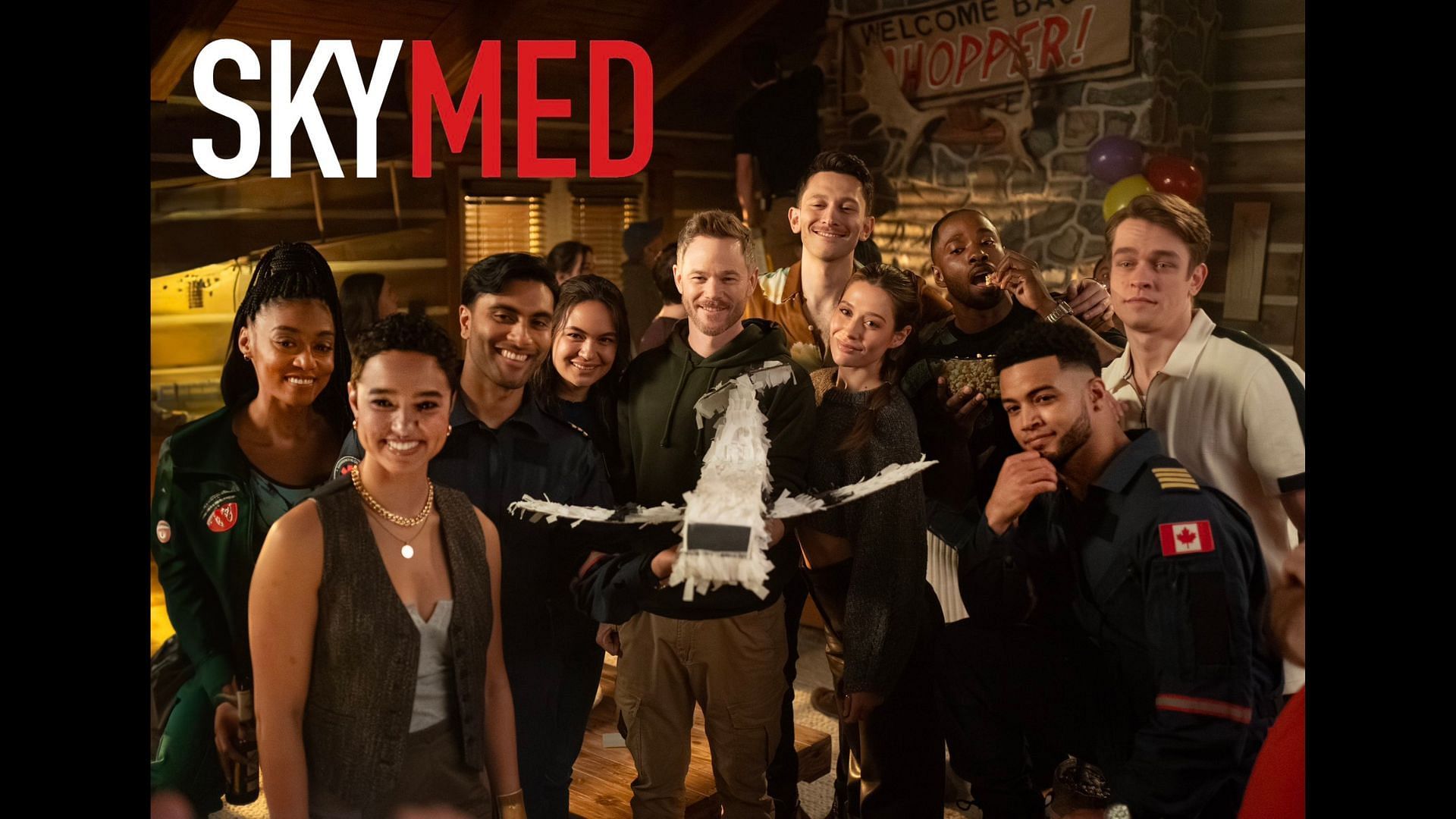 The cast of SkyMed (Image via X/@SkyMed_TVSeries)