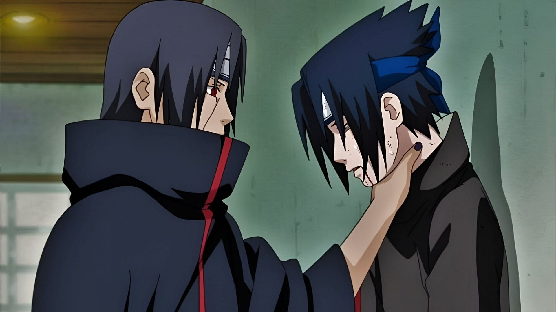 Itachi (left) and Sasuke (right) as seen in the anime (Image via Studio Pierrot)