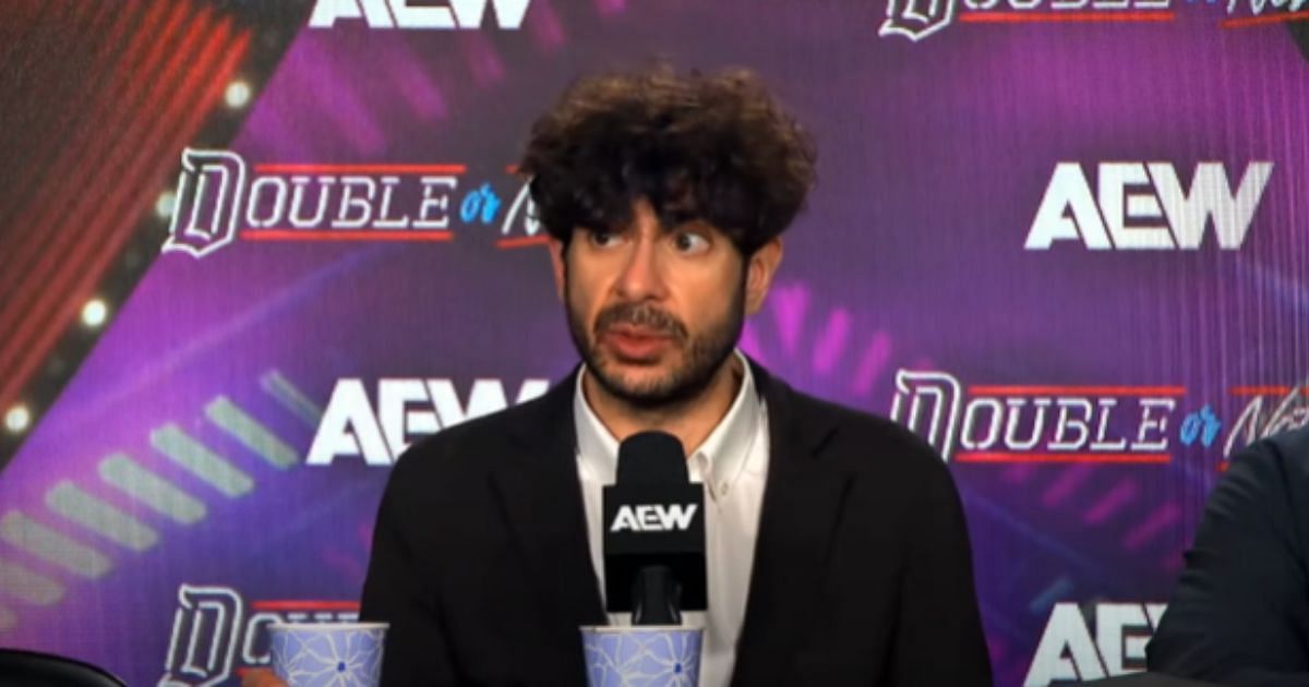 Tony Khan at Double or Nothing 2024 press conference [Image via AEW YouTube]