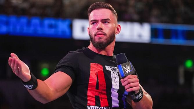 Watch: Austin Theory seemingly upset with popular WWE star