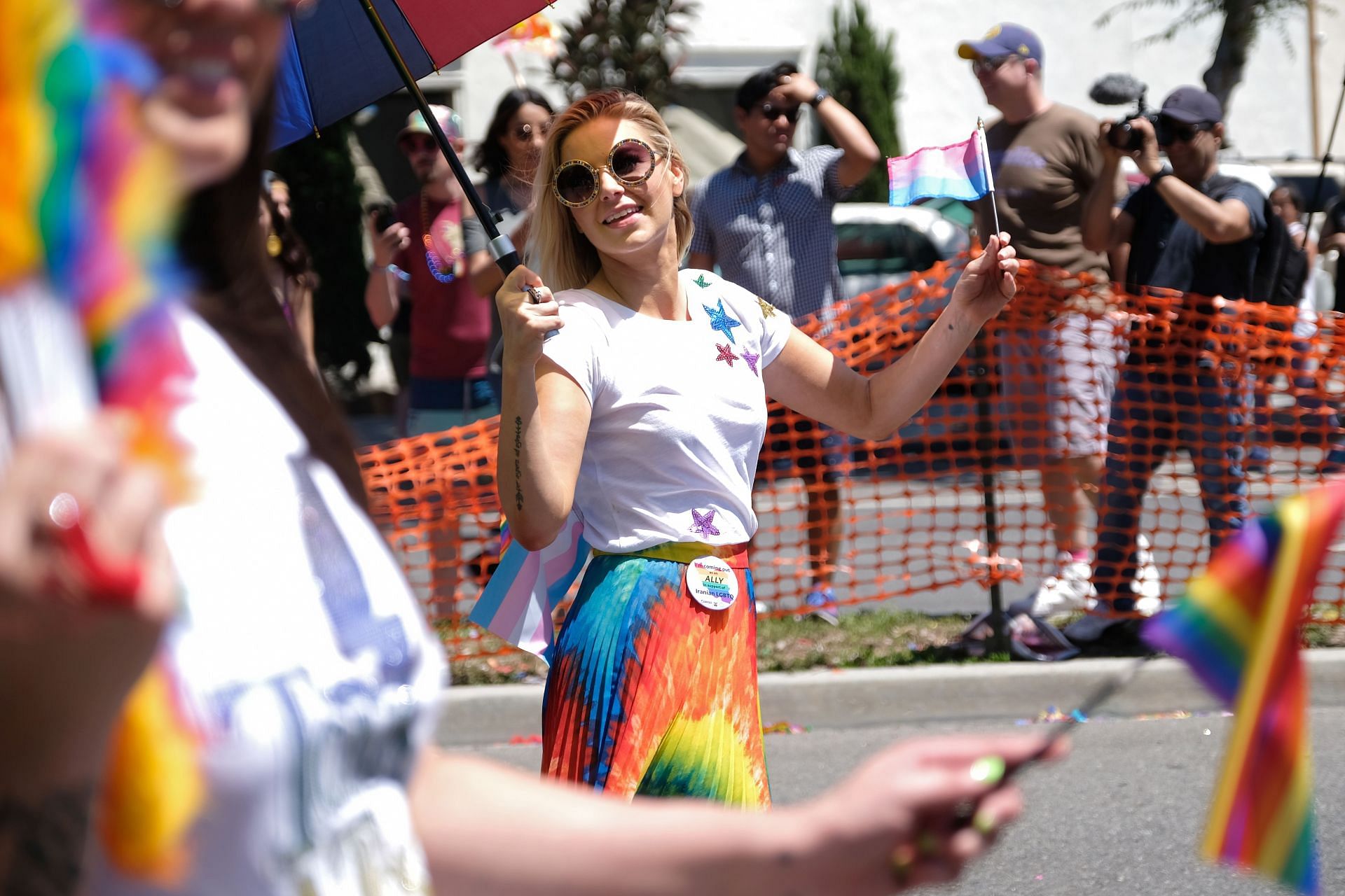 Ariana at the LA Pride 2019 (Photo by Sarah Morris/Getty Images)