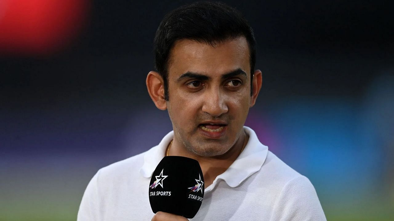 गौतम गंभीर कमेंट्री के दौरान (Pc: Star Sports X)