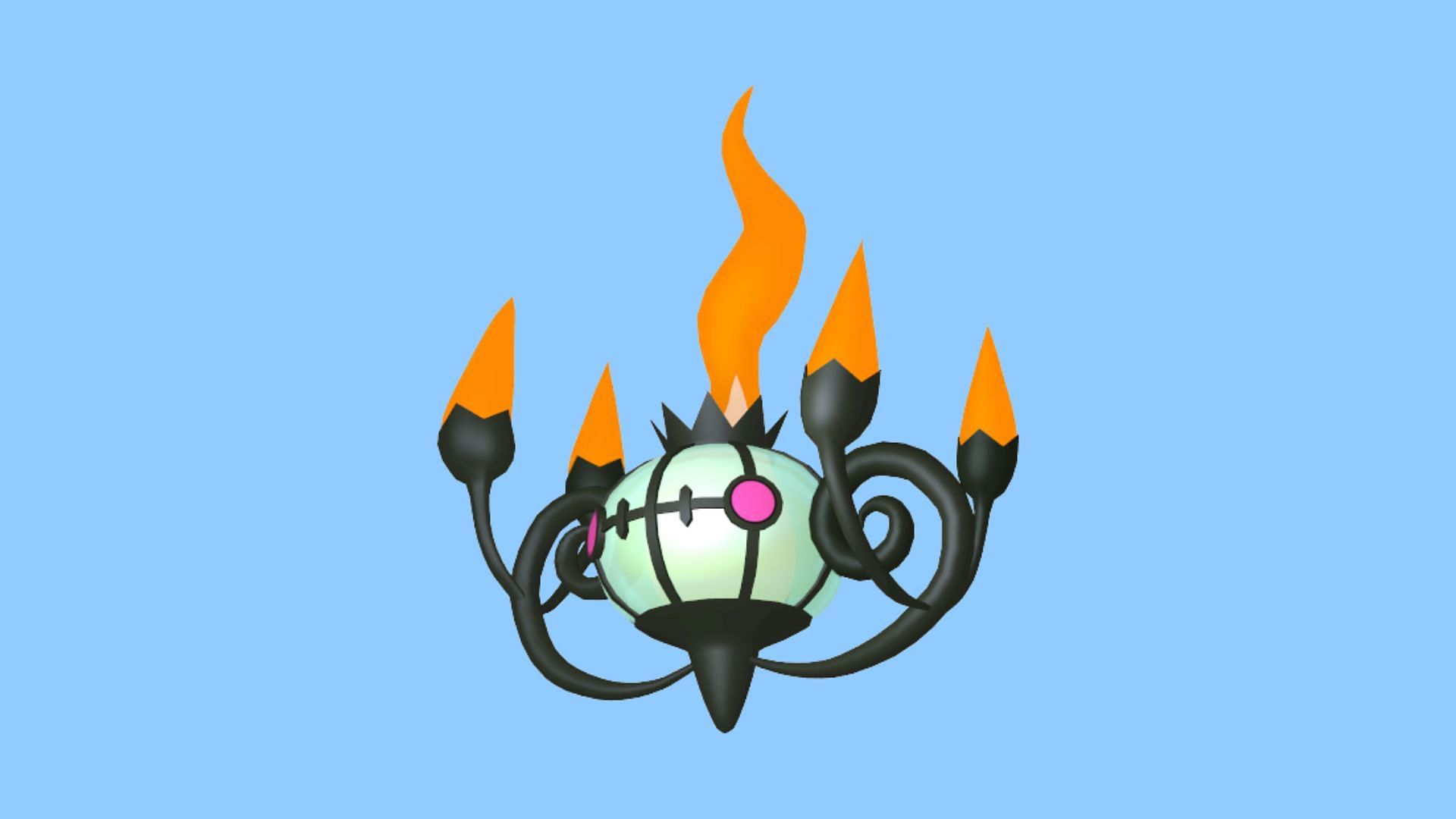 Shiny Chandelure (Image via TPC)