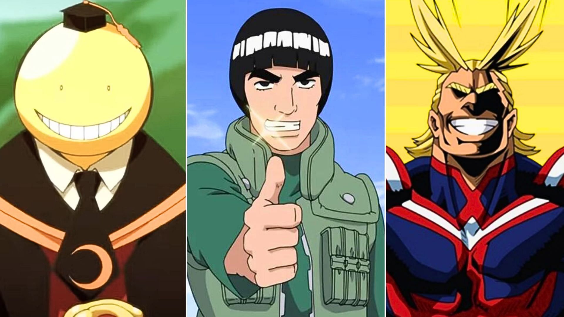 Korosensei, Might Guy, All Might