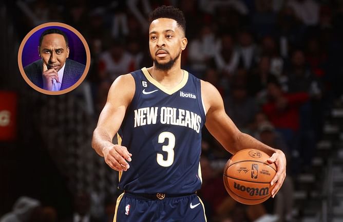 "If some of your teammates were rough riders" — Stephen A. Smith takes aim at CJ McCollum's Pelicans teammates in "First Take" segment on Knicks