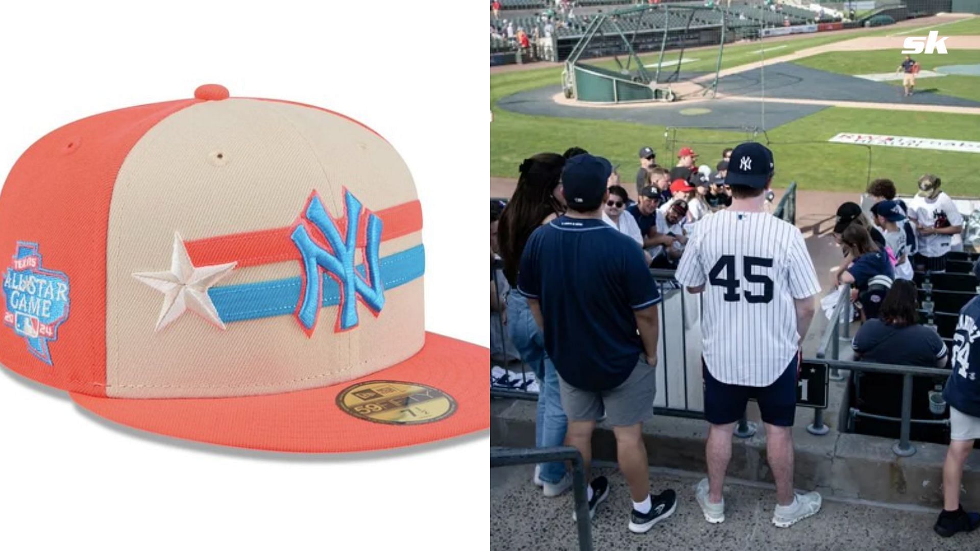 PHOTO: Yankees break tradition with eye-catching All-Star game hat design