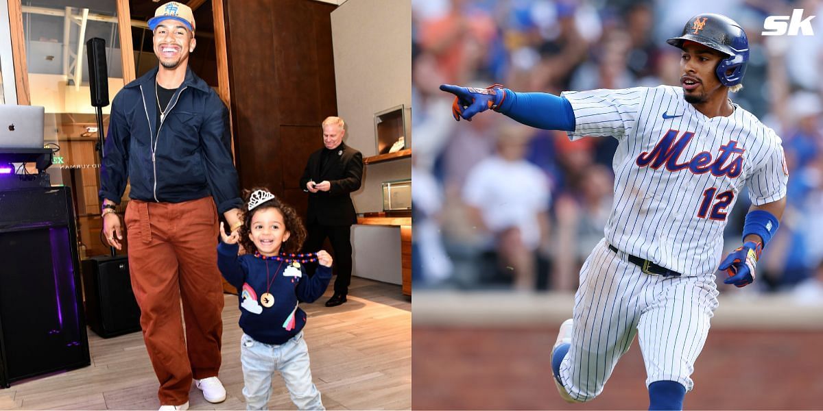 Mets star Francisco Lindor with his daughter Kalina Zoe (Image Credit: GETTY)
