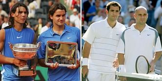"Hard to be objective as to how anybody felt when me and Pete Sampras played" - When Andre Agassi compared Federer-Nadal rivalry to himself & Sampras