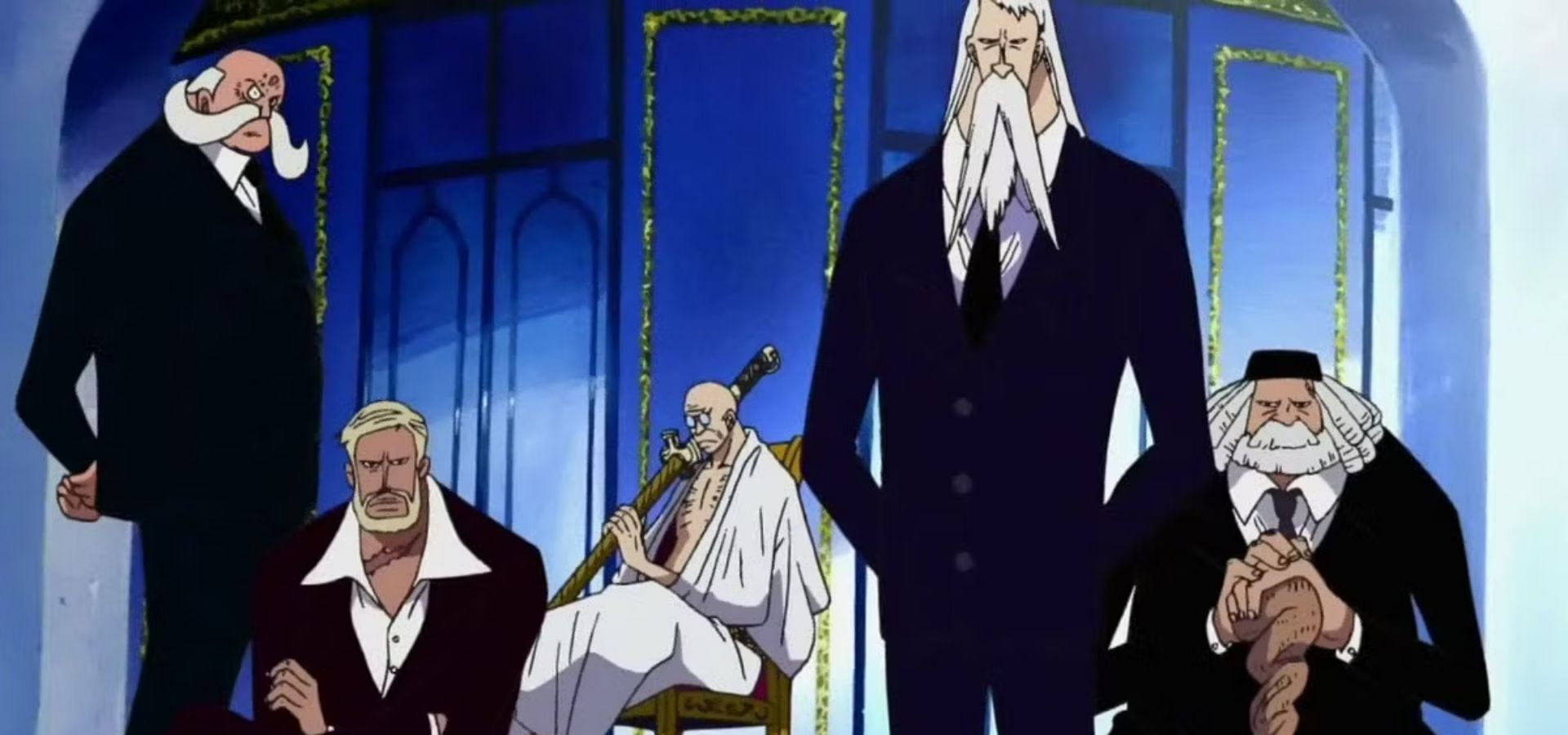  Gorosei members aslo known as Five Elders in One Piece (Image via Toei Animation)
