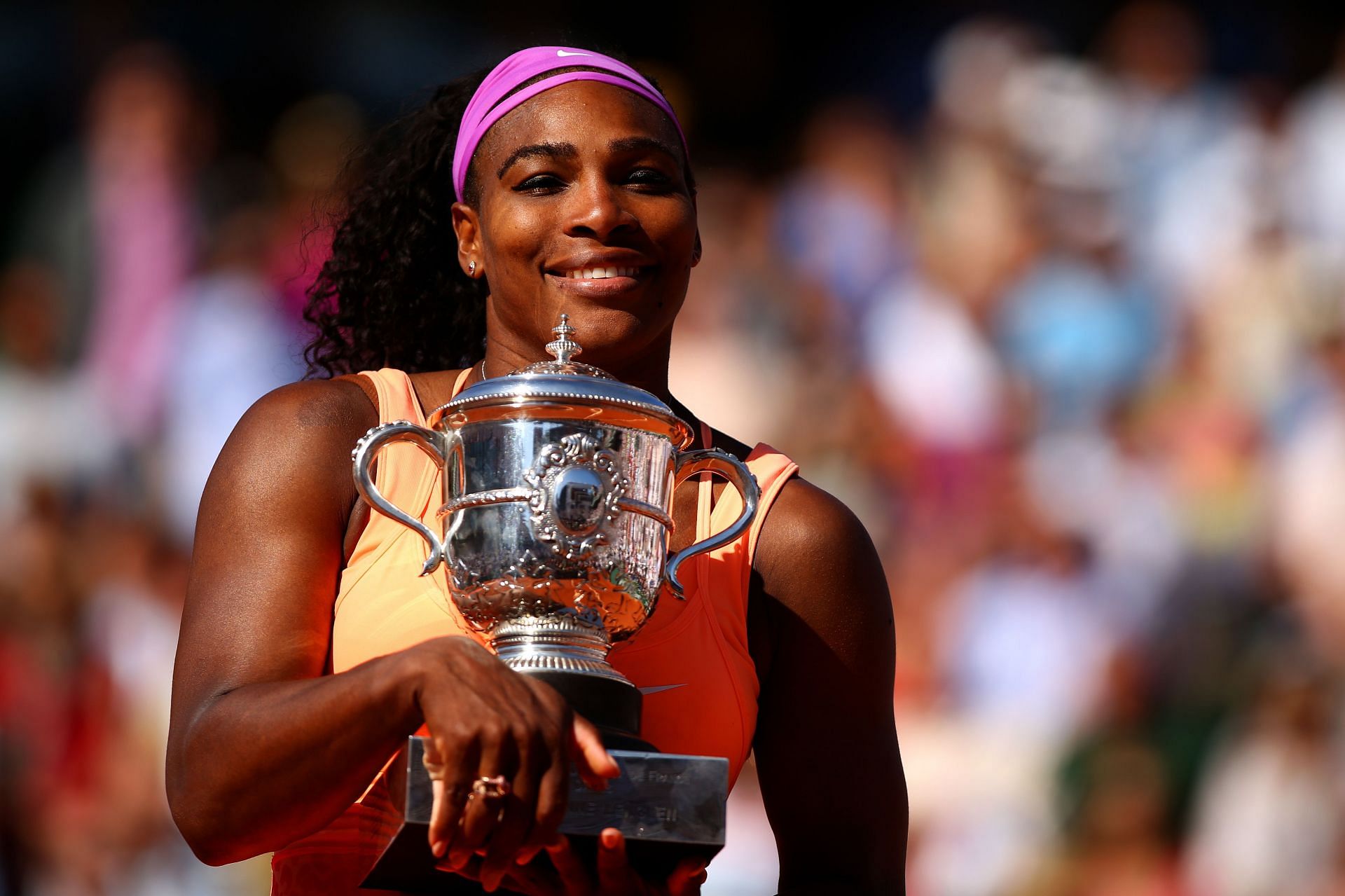 Serena Williams at the 2015 French Open