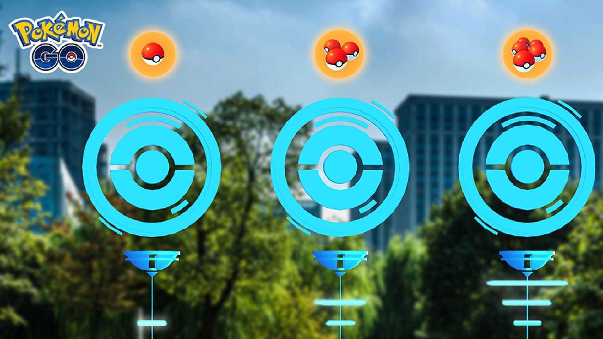 Spinning a few Pokestops can accrue Poke Balls in Pokemon GO quickly (Image via Niantic)