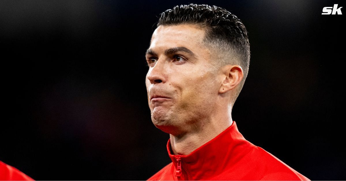 Cristiano Ronaldo in action for Portugal