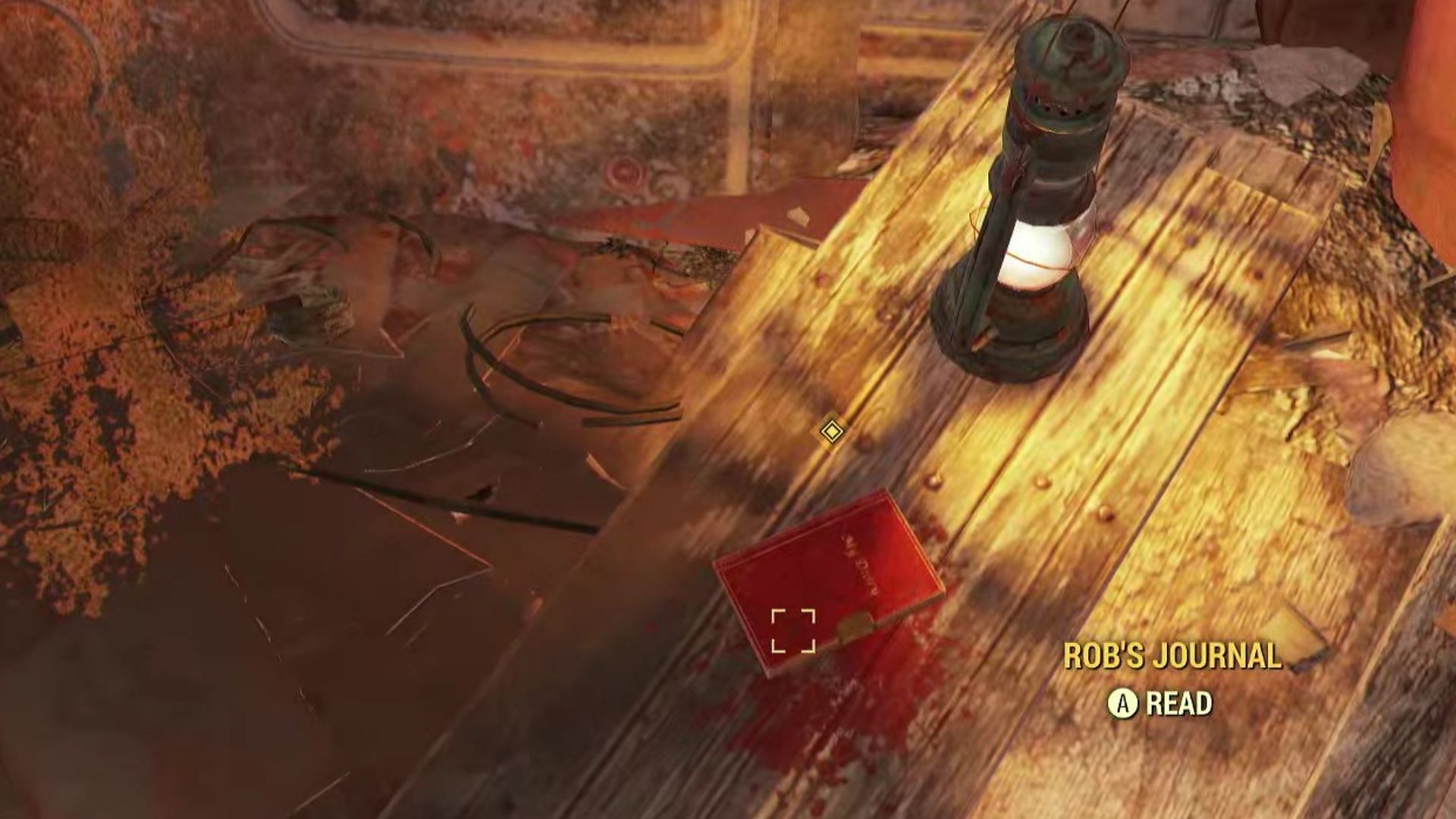 Location for Rob&#039;s Journal in Fallout 76 (Image via Bethesda Softworks)