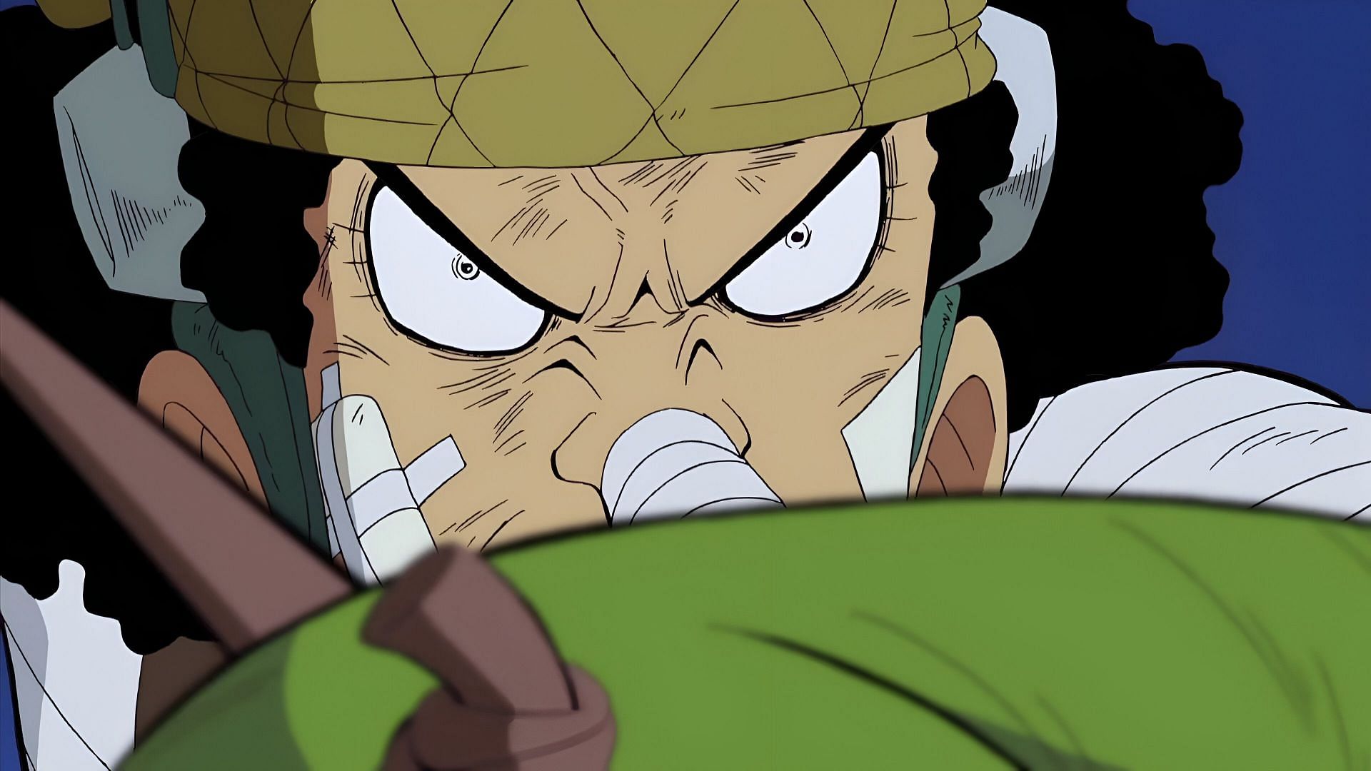 Usopp as seen in the anime (Image via Toei Animation)