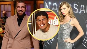 Watch: Travis Kelce's new teammate Louis Rees-Zammit enjoys Taylor Swift's Eras Tour in UK