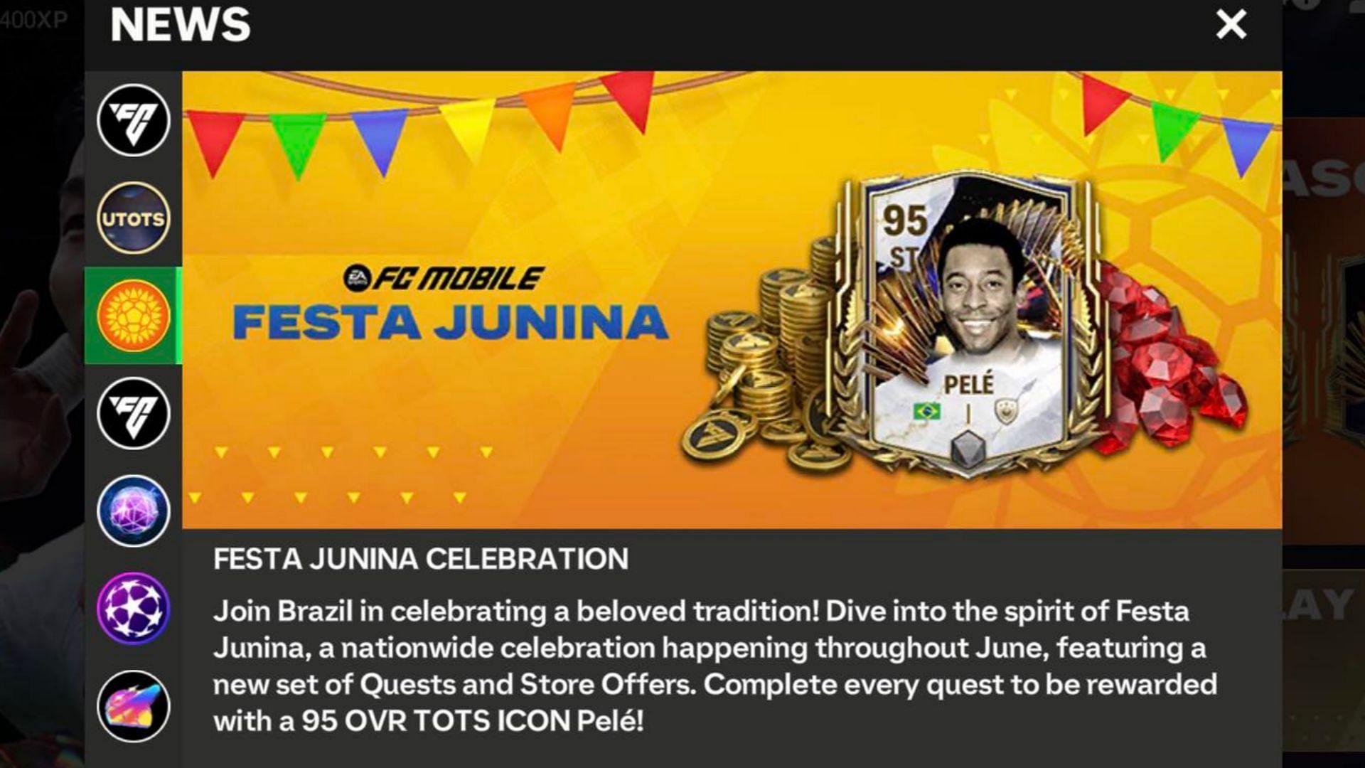 EA FC Mobile Festa Junina announcement (Image via EA Sports)