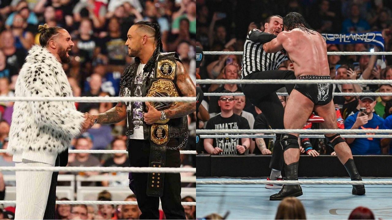 WWE Raw, Drew Mcintyre, Seth Rollins, Damian Priest, 