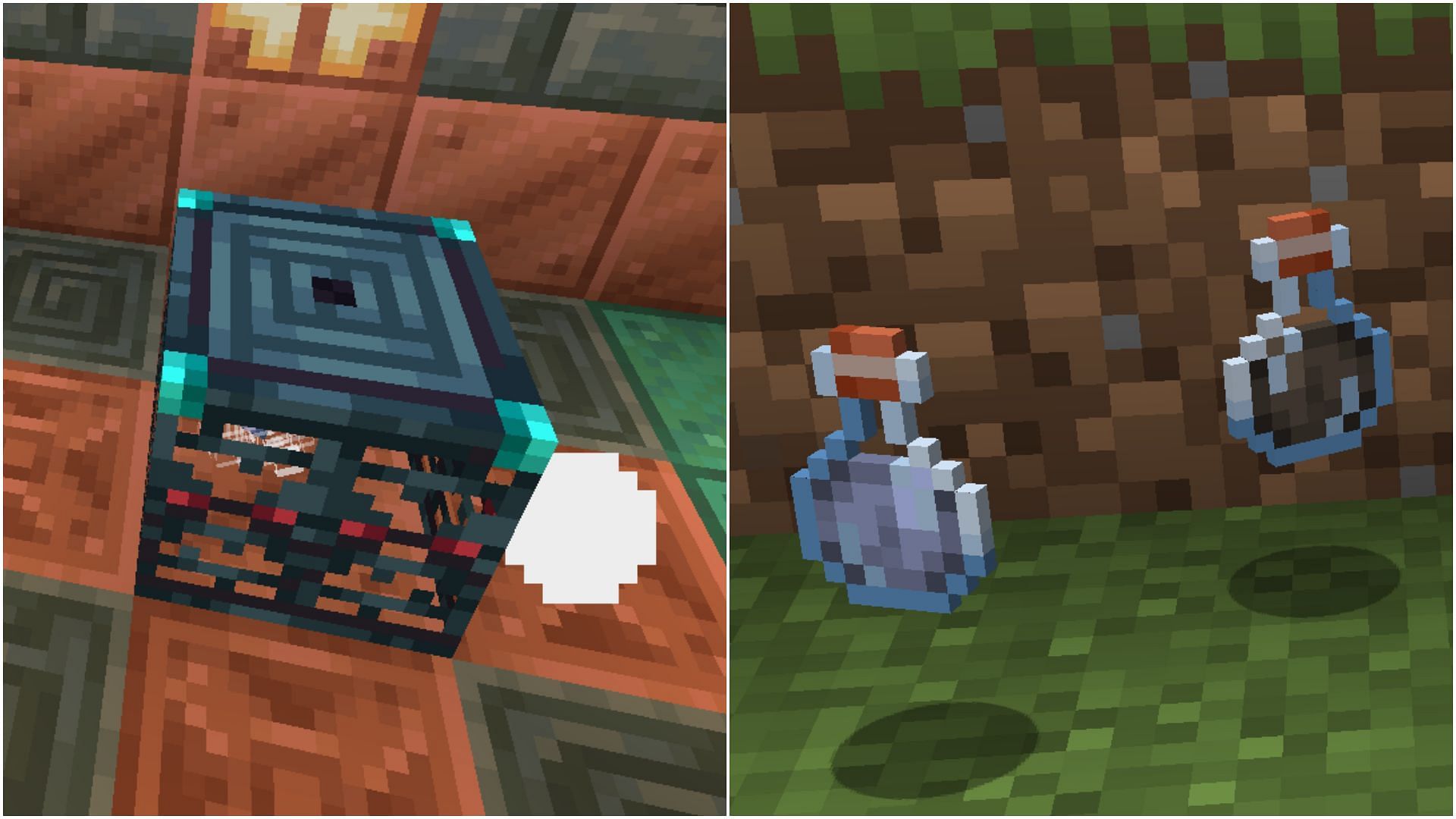 Ominous trial spawners can throw negative potions towards players. (Image via Mojang Studios)