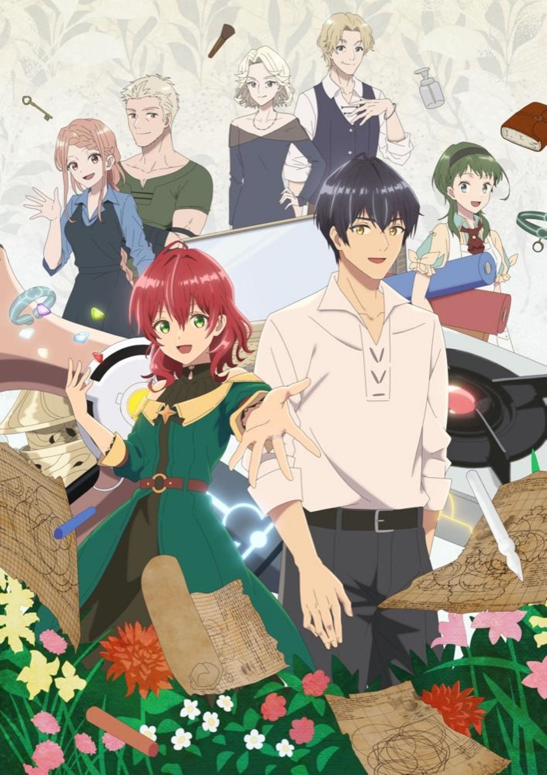 The new key visual for the Dahlia in Bloom anime (Image via Typhoon and Imagica)