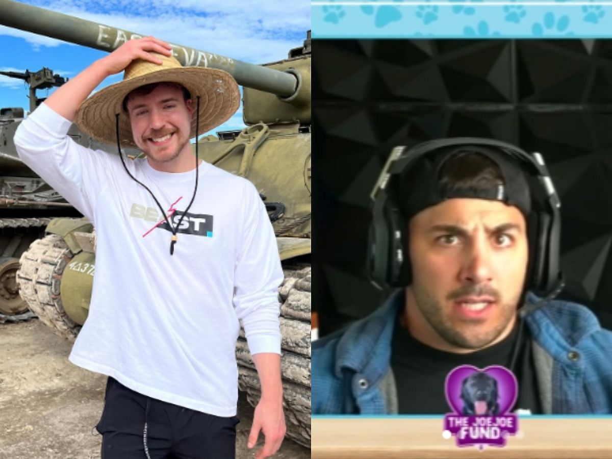 MrBeast claps back at Nickmercs over controversial comments against Ava Kris Tyson (Image via Instagram/MrBeast and Nickmercs)