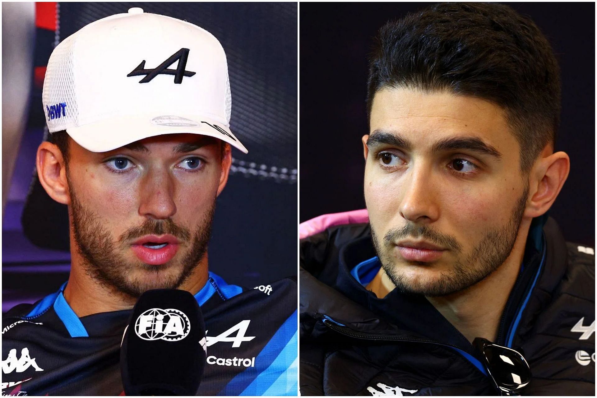 Pierre Gasly (L) and Esteban Ocon (R) (Collage via Sportskeeda)