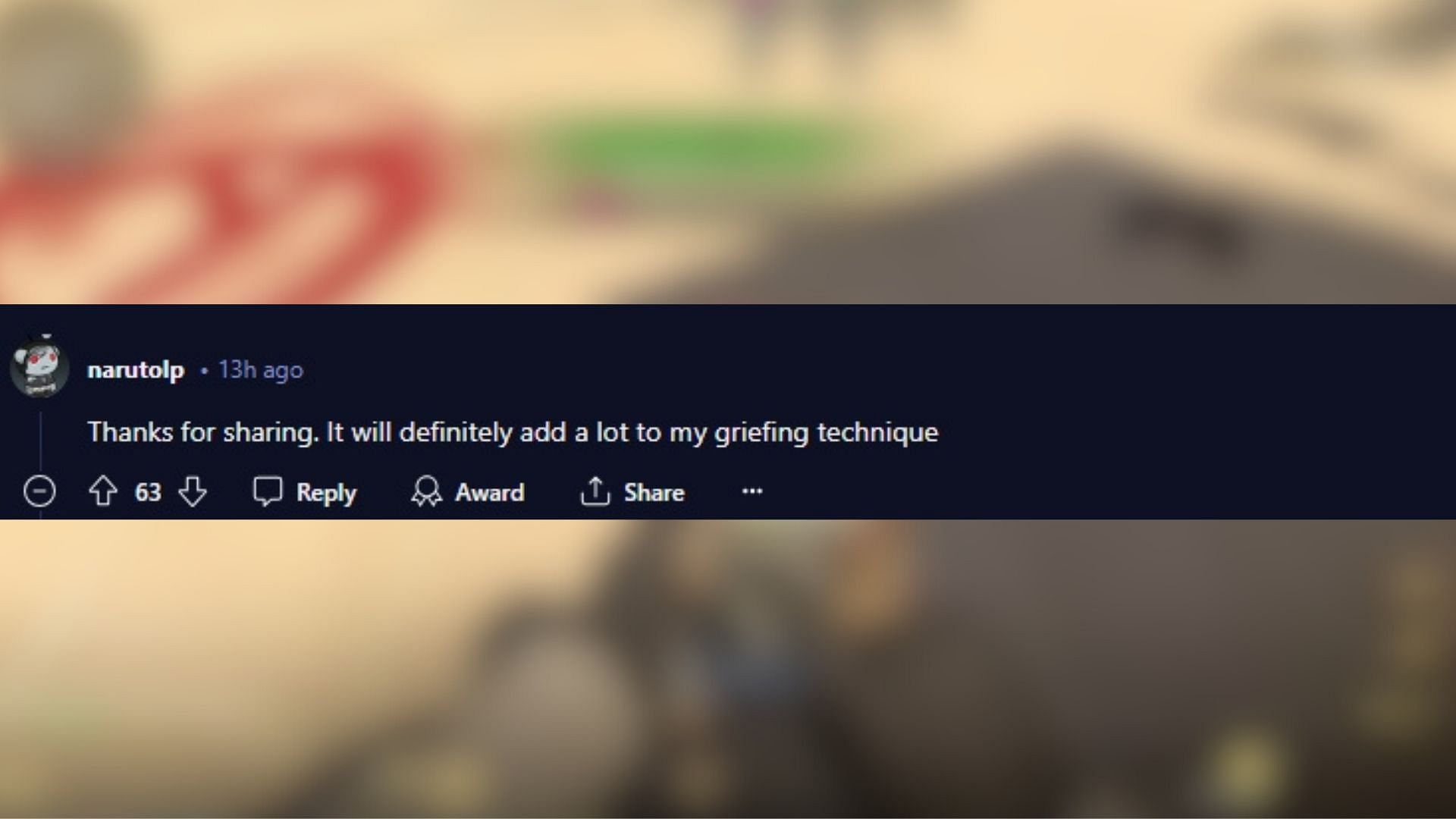 Player wants to abuse bug to grief games (Image via Reddit/u/narutolp)