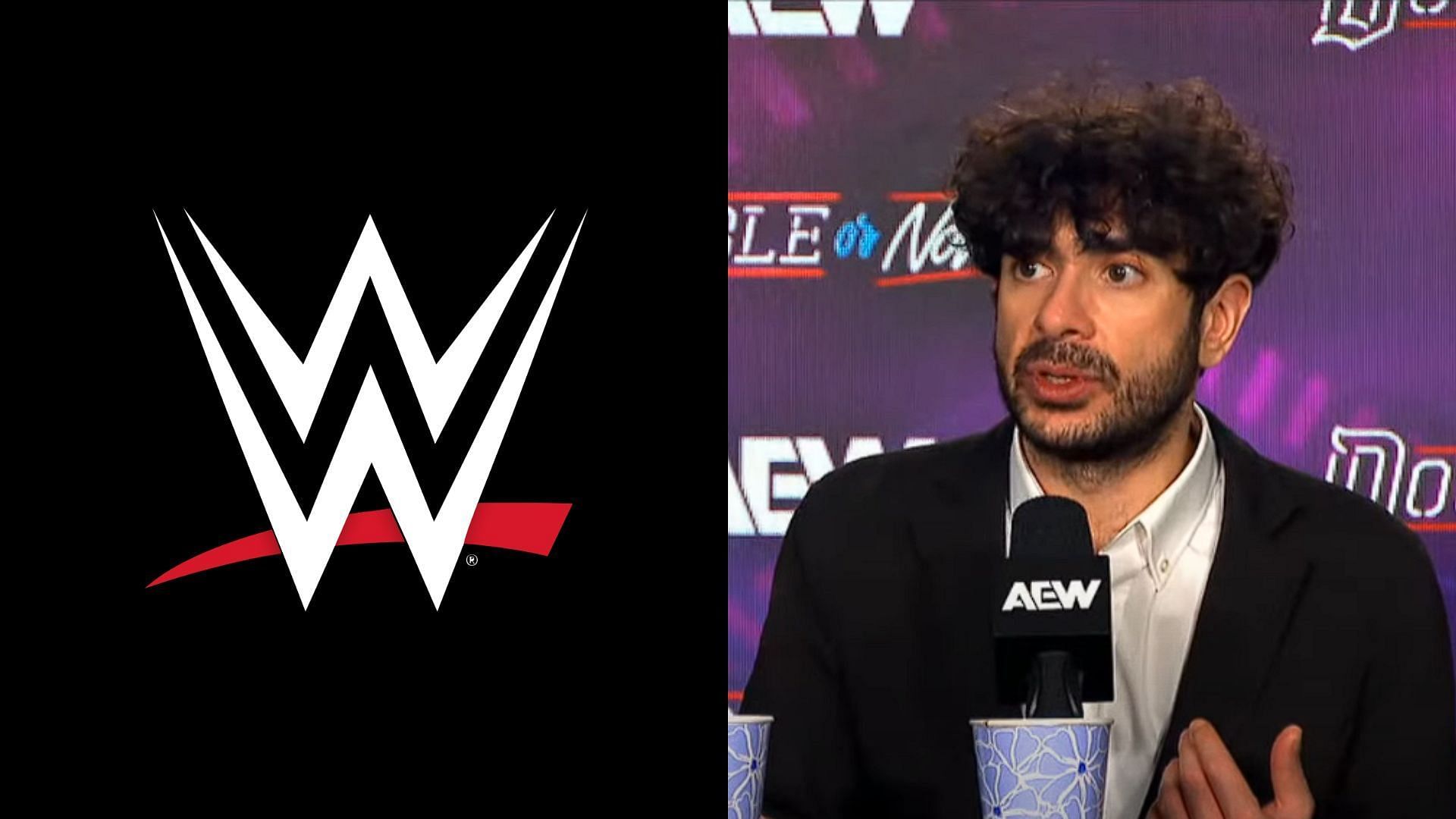 Tony Khan (right) is the president of All Elite Wrestling [Photo courtesy of AEW