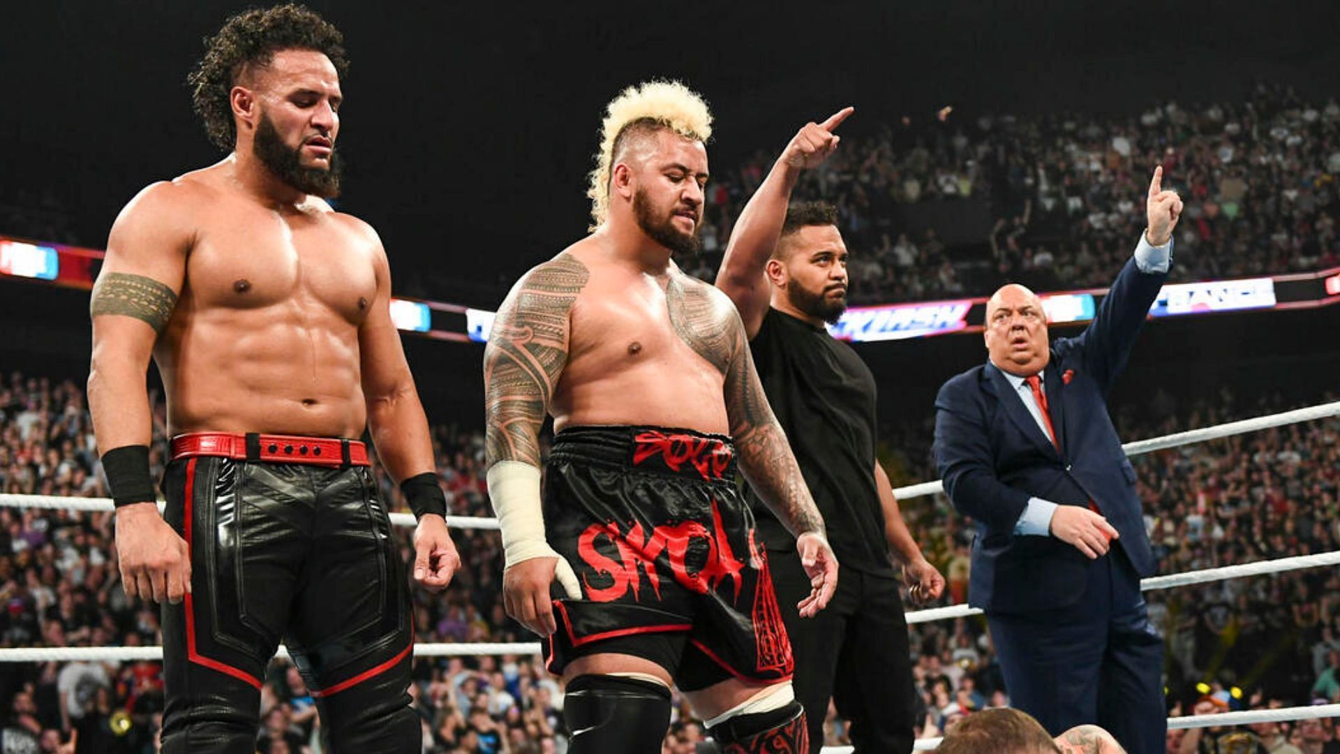 Bloodline is a heel faction on SmackDown. [Photo: WWE.com]