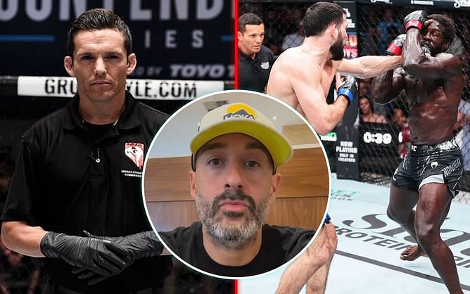 Jon Anik backs referee Jason Herzog's main event stoppage at UFC Louisville, says Jared Cannonier would've been "knocked out"