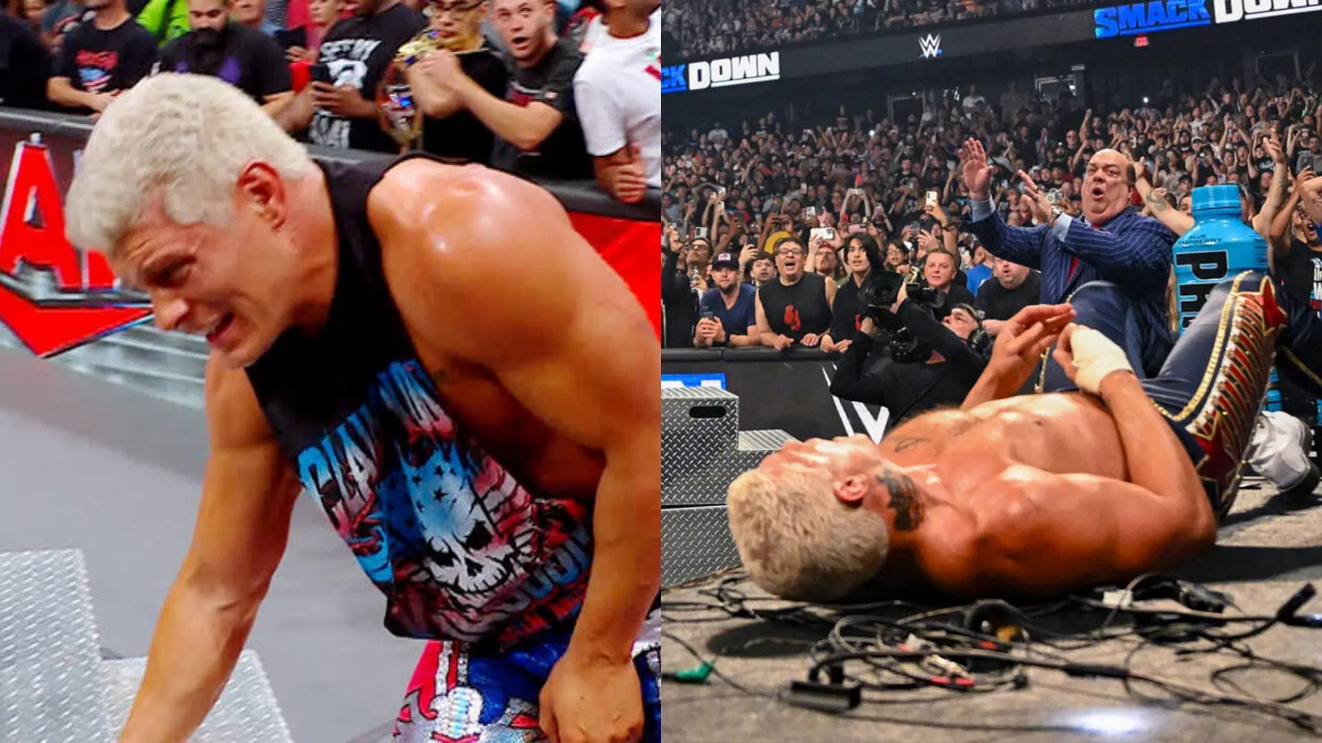 The star had a moment in the ring with the fan (Credit:WWE)