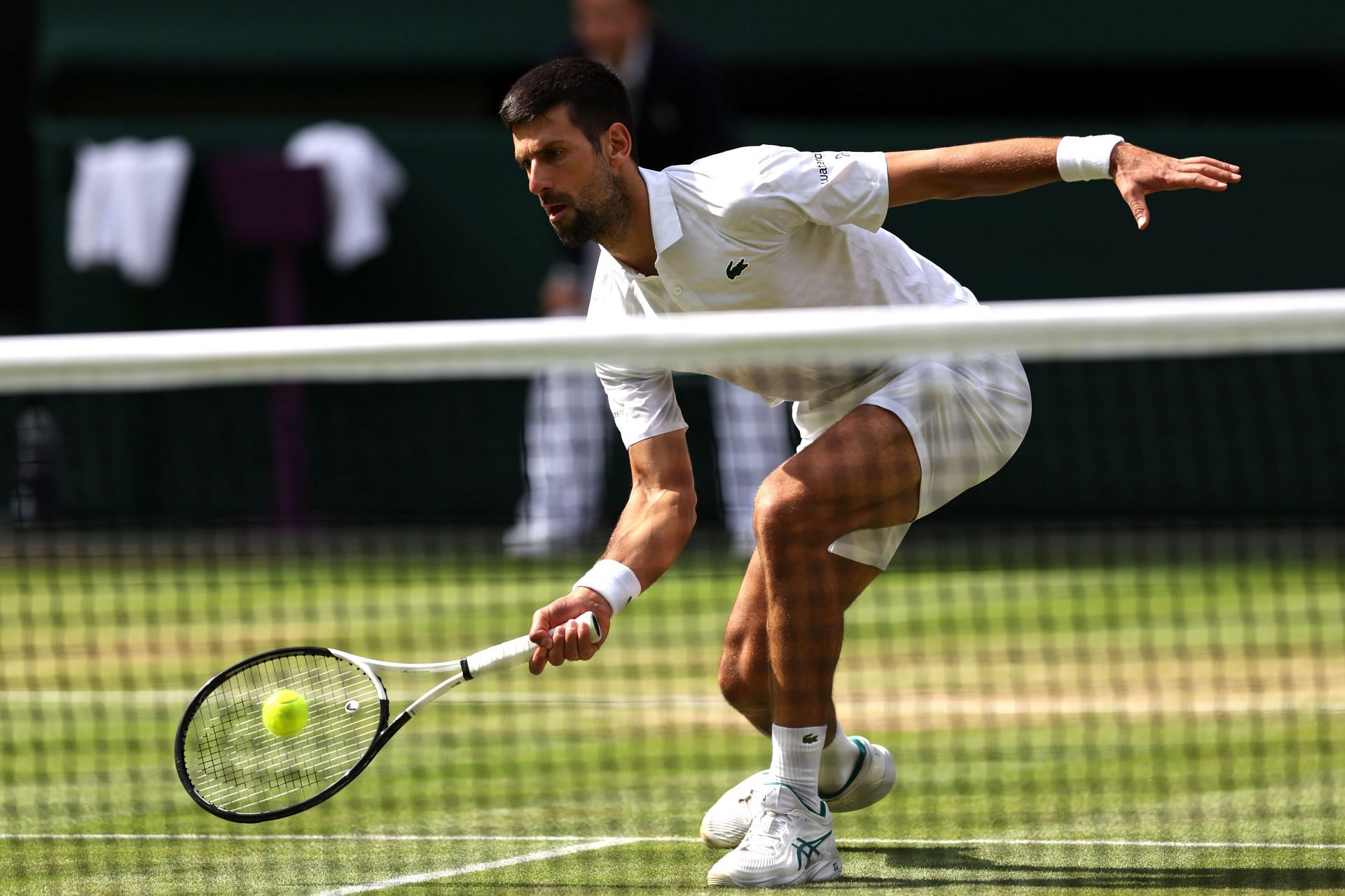 Novak Djokovic at the 2023 Wimbledon Championships