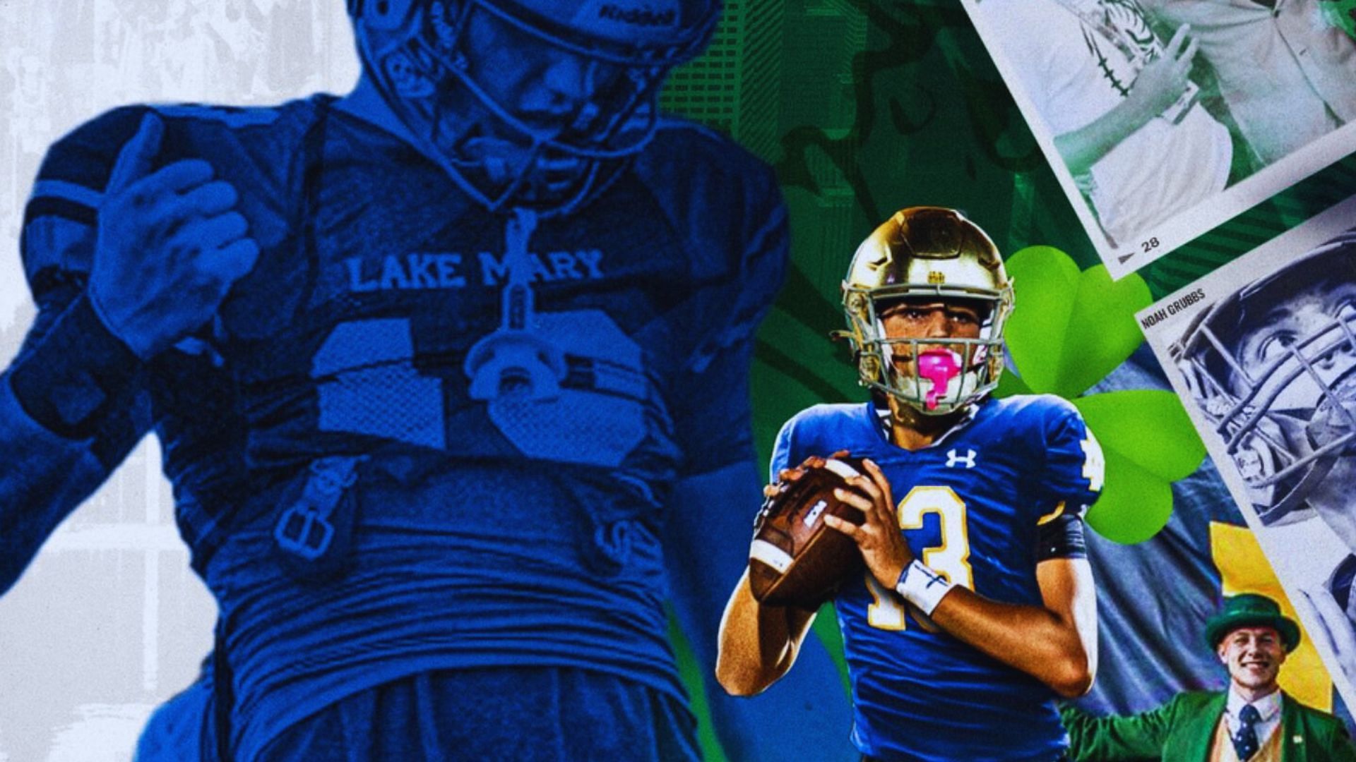 Notre Dame commit quarterback Noah Grubbs (Credit- X)