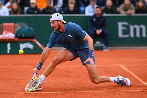 Jan-Lennard Struff at the 2024 French Open. (Photo: Getty)