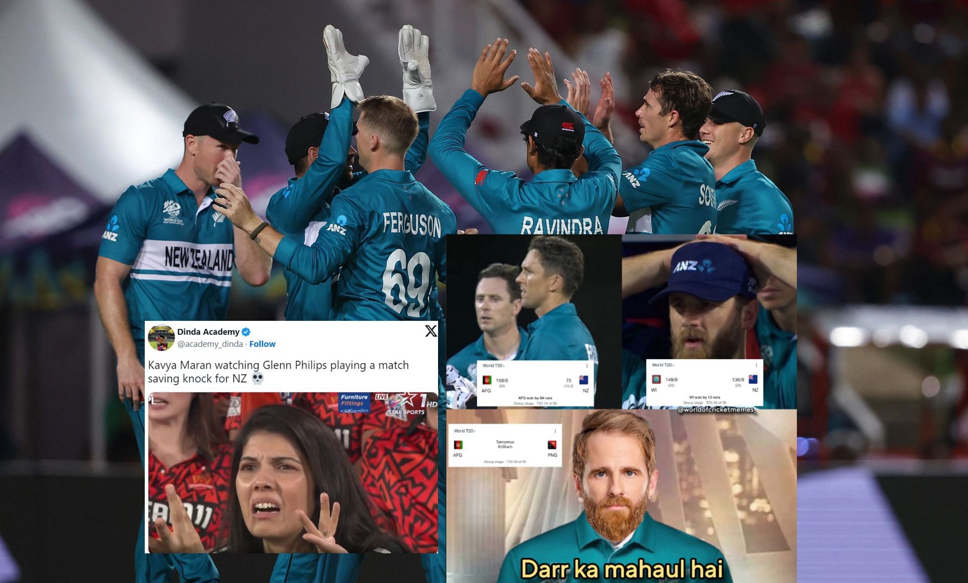 Top 10 funny memes from WI vs NZ WC match (Image credits: ICC)