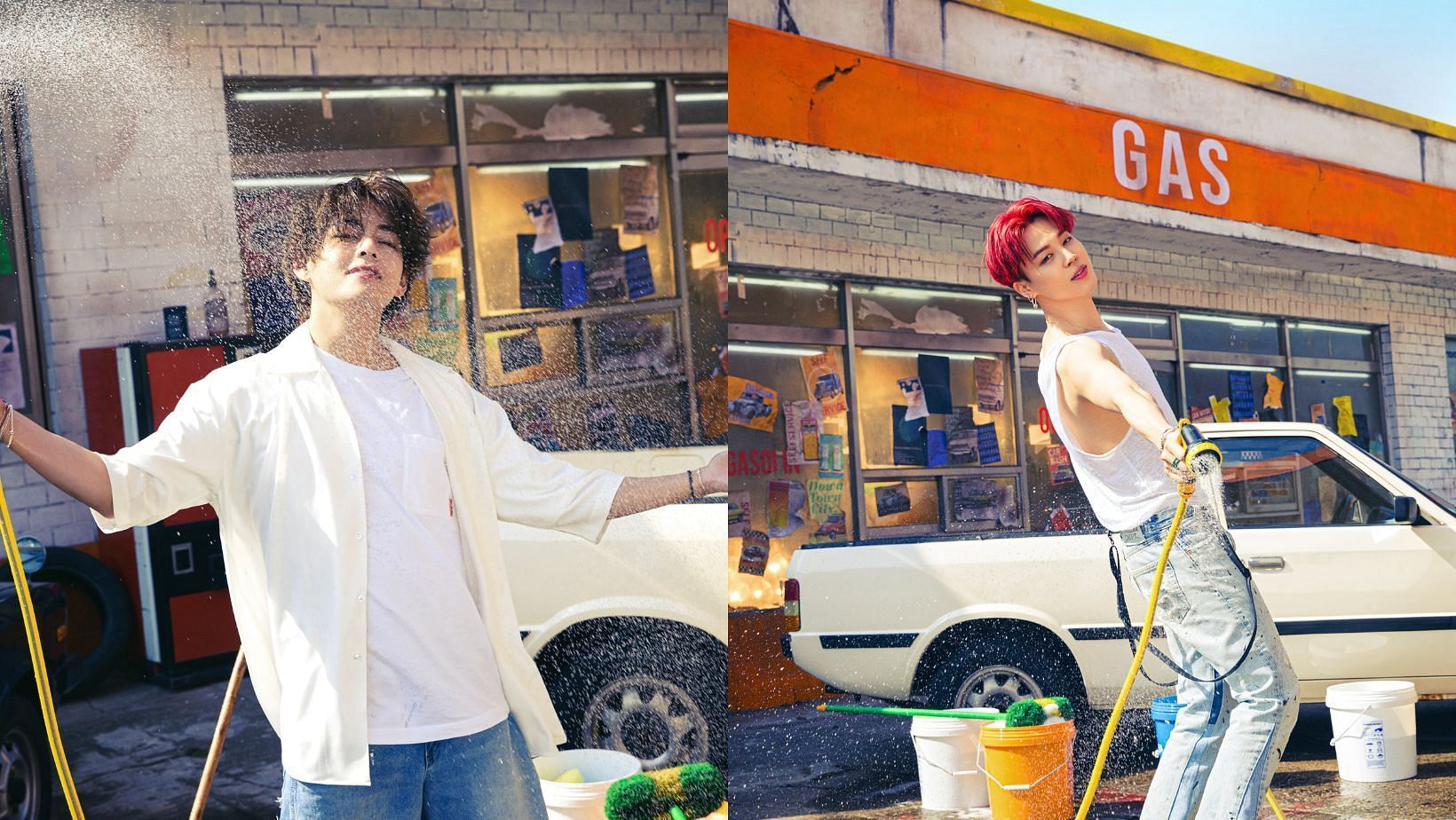Exploring the secret connection between BTS Jimin&rsquo;s &ldquo;Promise&rdquo; and Taehyung&rsquo;s &ldquo;Winter Bear&rdquo;. (Images via X/@BIGHIT_MUSIC)