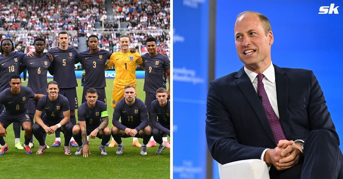 Prince William sends message to England squad as they jet off to Germany for Euro 2024