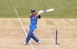 [WATCH] Suryakumar Yadav falls after hitting first-ball six in IND vs BAN T20 World Cup 2024 game