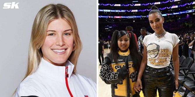 "I started it!" - Eugenie Bouchard takes credit for kickstarting trend after Kim Kardashian and North West hand out free Joe's Pizza in New York