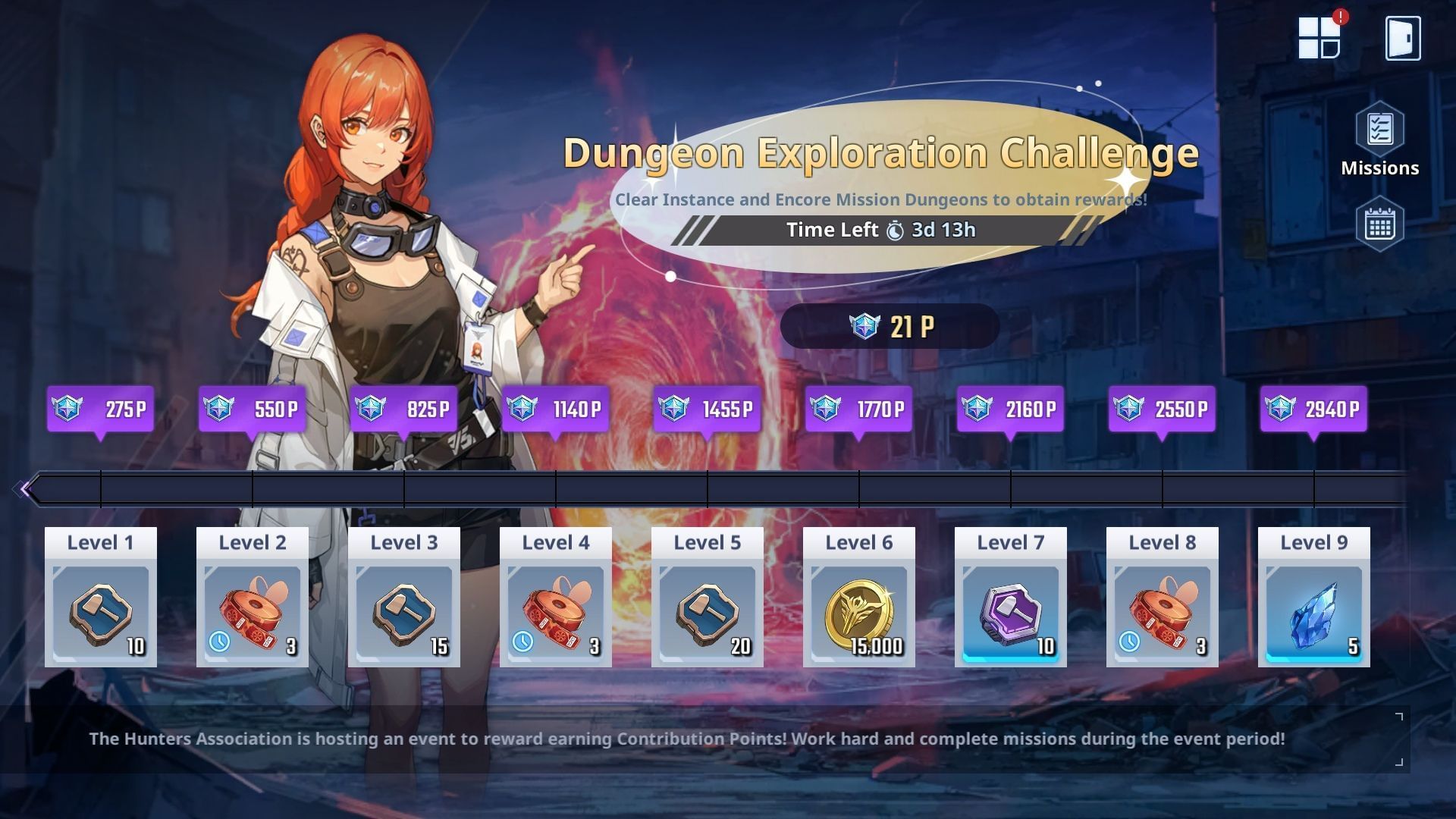 The Dungeon Exploration Challenge tournament grants Artifact Enhancement Chips. (Image via Netmarble)