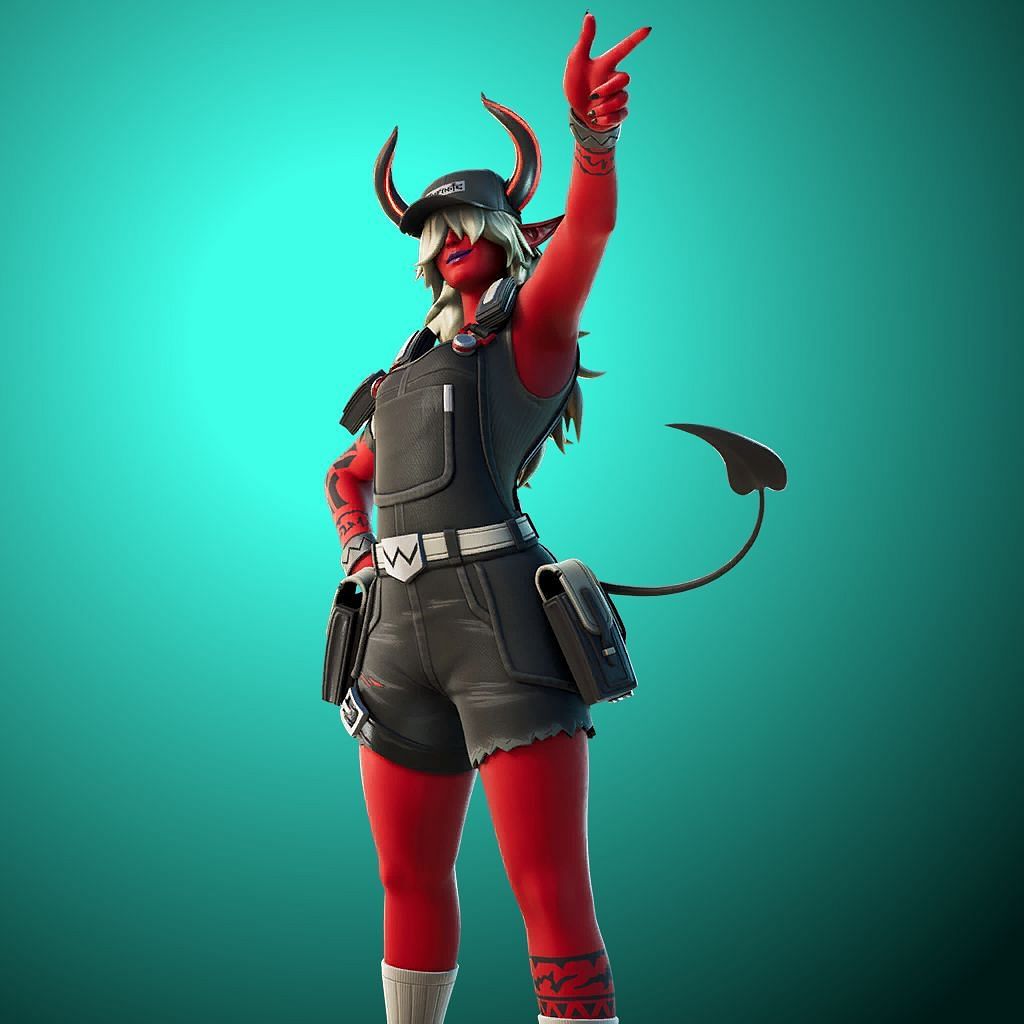 The mistress of chaos is definitely among the best Fortnite Plus-Size Skins (Image via Epic Games)