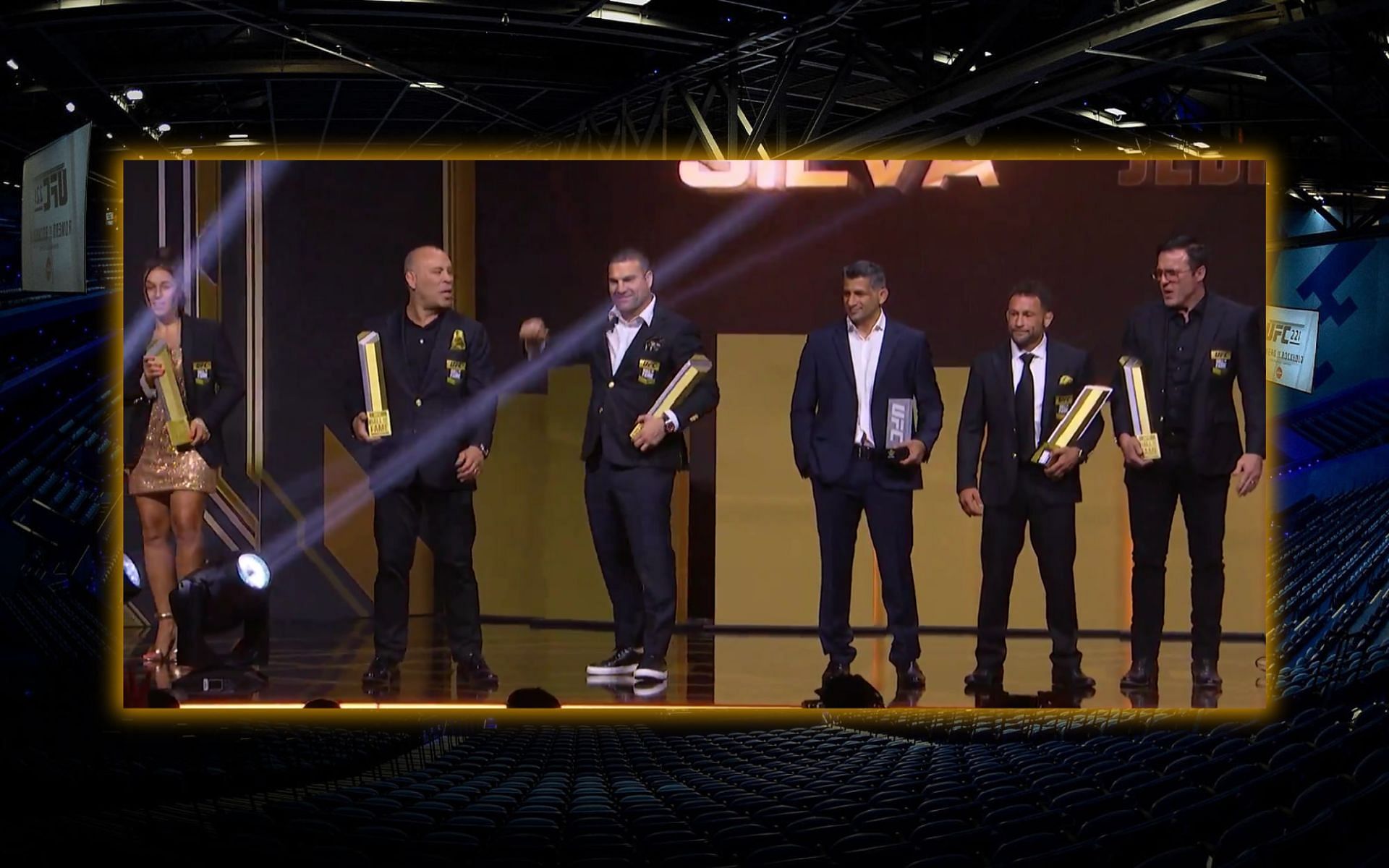 UFC Hall of Fame 2024 [Images courtesy: @UFCFightPass on X]