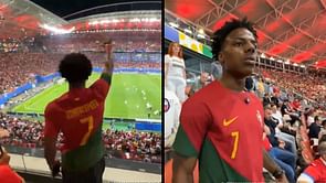 IShowSpeed was ecstatic after Portugal scored its second goal against Czechia in Euro 2024 Group Stage Match Day 1
