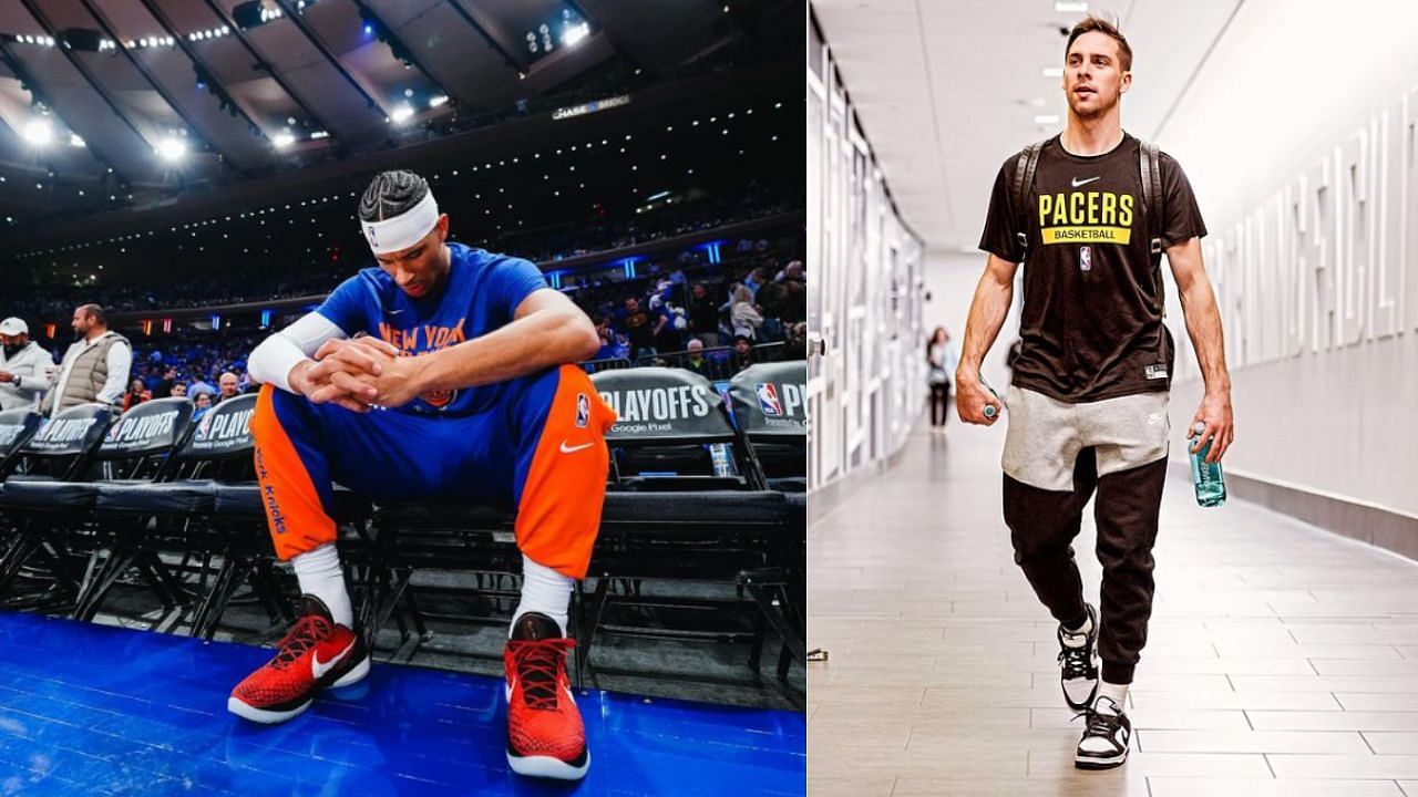 Josh Hart had a hilarious reaction to TJ McConnell potentially getting a lucrative extension from the Indiana Pacers. [photo: Hart IG, McConnell IG]