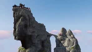Minecraft player recreates the Monastery of Spinjitzu from LEGO Ninjago