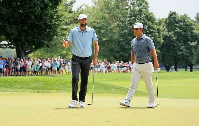 "Part of me wants him to miss the putt"- Scottie Scheffler opens up on friendship vs. rivalry battle against Tom Kim at the Travelers Championship