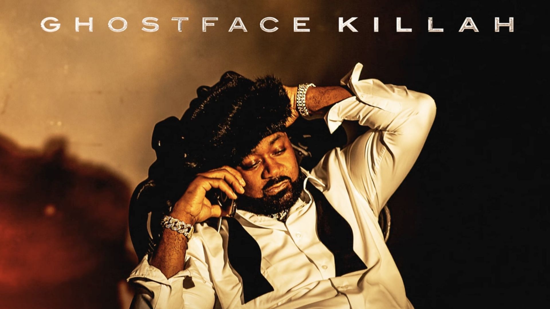 The official album cover for Ghostface Killah&#039;s 12th studio album &#039;Set The Tone (Guns &amp; Roses)&#039; (Image via YouTube/@ghostfacekillah)