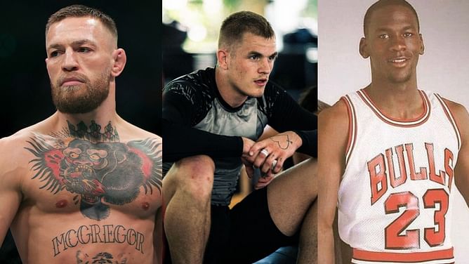 Ian Garry shrugs off Michael Page's "fake Conor McGregor" comments, drawing parallel to Kobe Bryant and Michael Jordan: "Made a legacy of his own"