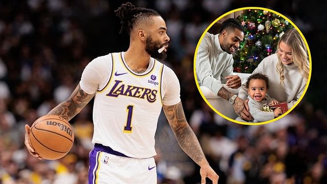 Lakers’ D'Angelo Russell's girlfriend Laura Ivaniukas’ baby bump on display as she models chic white outfit