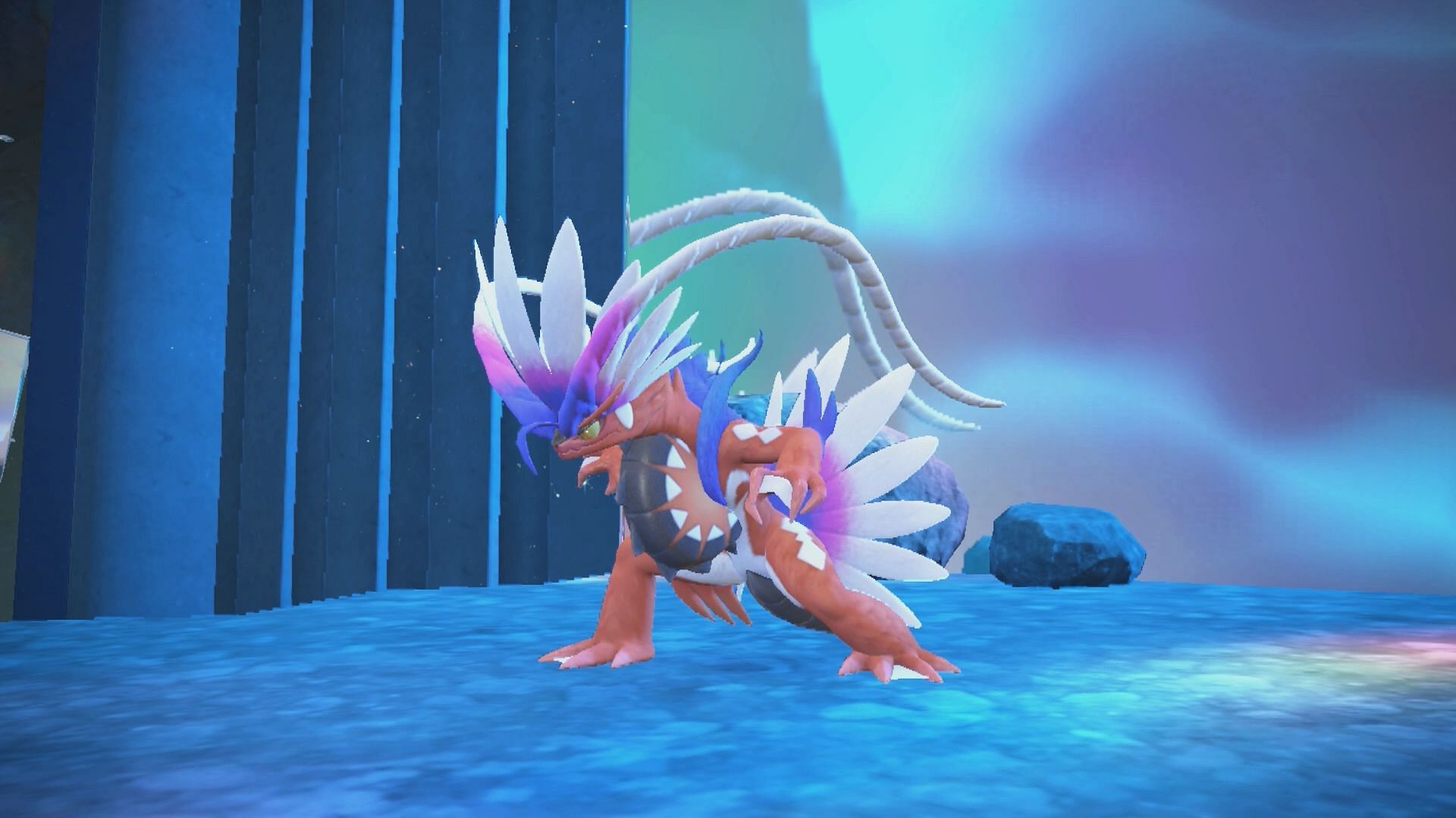 Koraidon in Pokemon Scarlet and Violet&#039;s Area Zero (Image via The Pokemon Company)