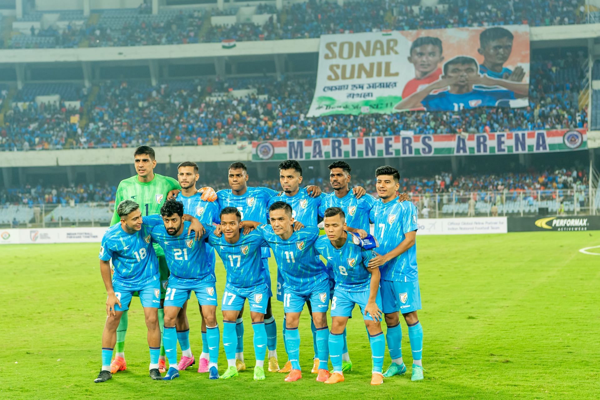 India played a nil nil draw against Kuwait today (Image courtesy: AIFF Media)